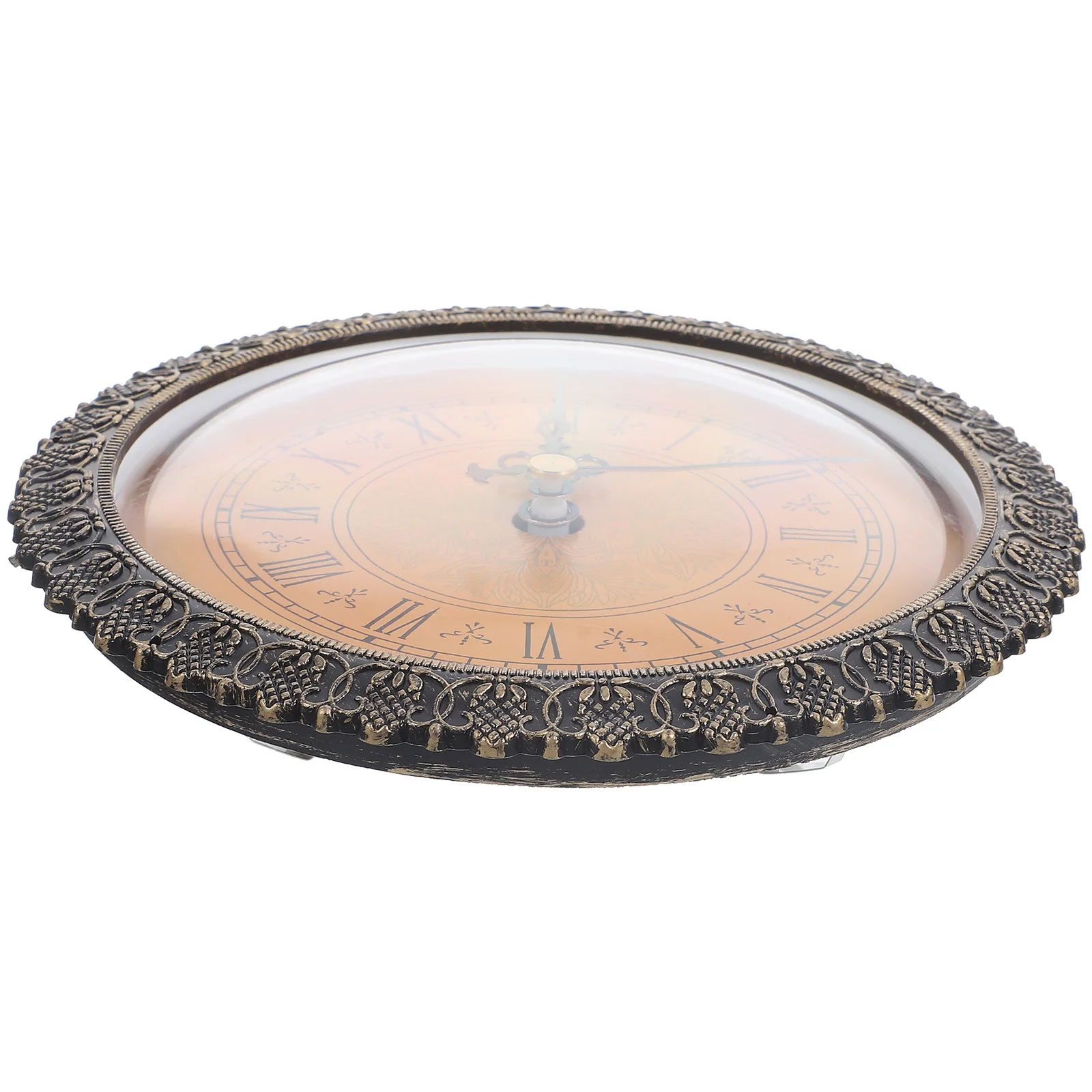 

Quartz Clock Insert Diy Round Vintage Clock Head Roman Numerals Decorative Inlaid Movement For Home Wall Art Craft