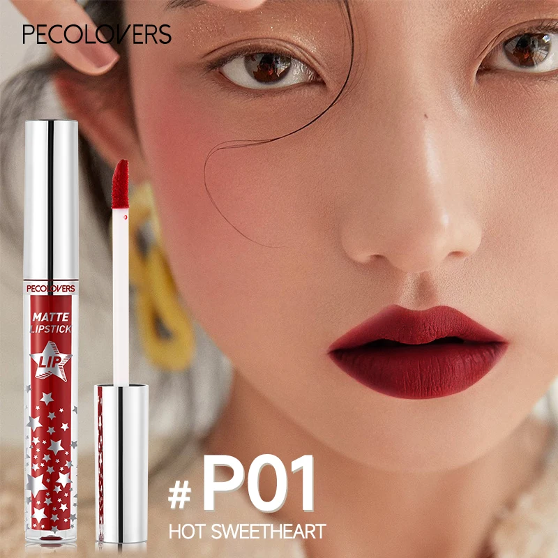 방수, 오래 지속되는 리퀴드 립스틱, 매트 립 글레이즈 립 글로스, 벨벳 매트 텍스처