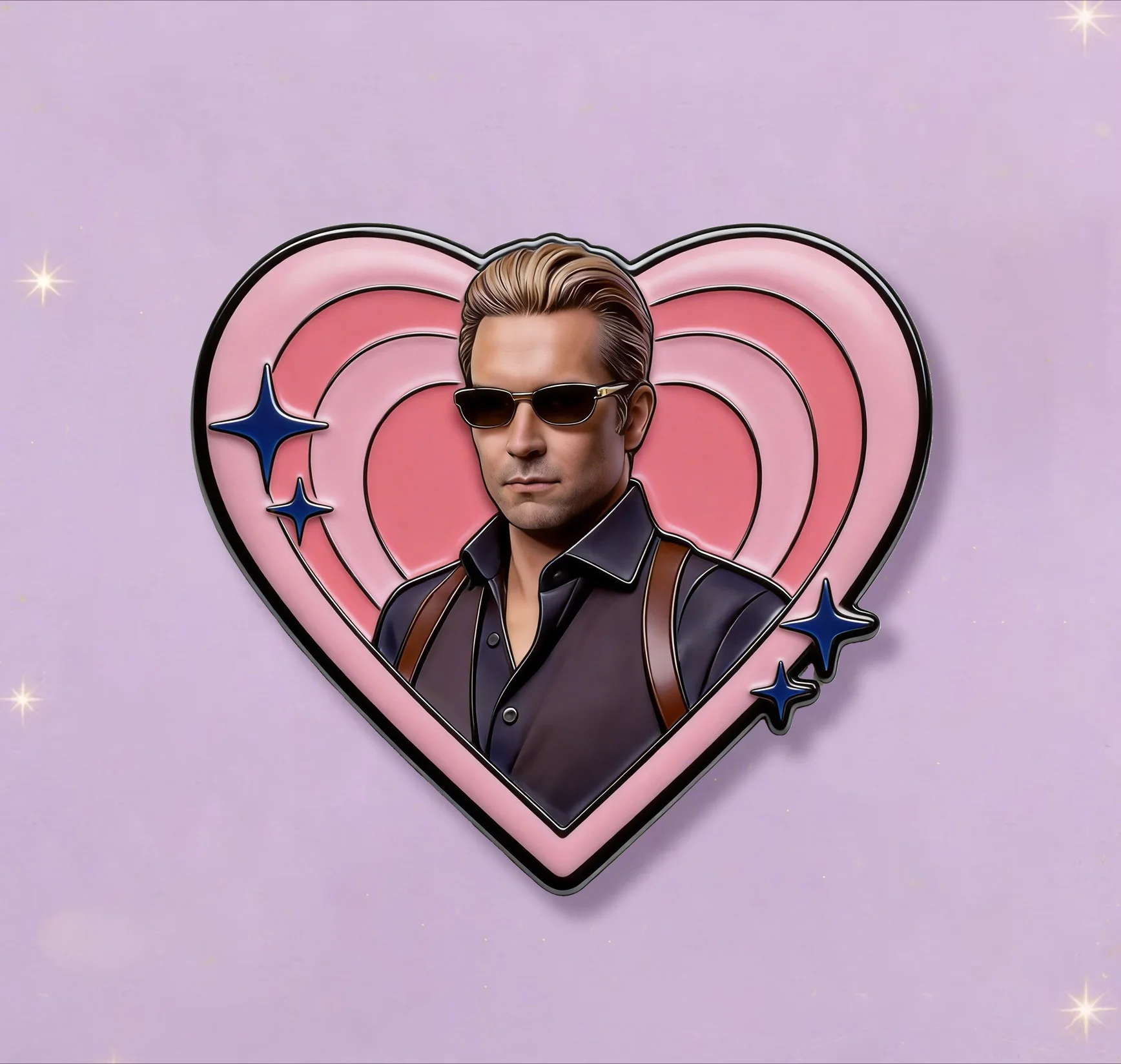Whiskey Heart Pin, a tribute to the elegant villain who even timed his fights