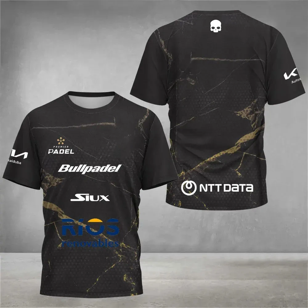 

Лето 2024, быстросохнущая тренировочная футболка для тенниса, Мужской Свободный дышащий топ с коротким рукавом, спортивные футболки для бадминтона и бега