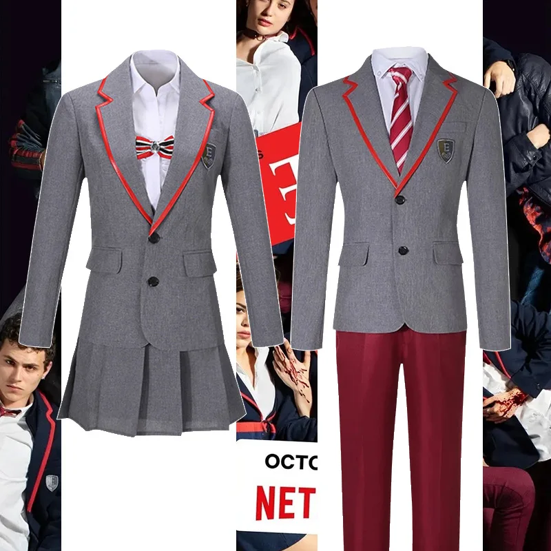 

Halloween Elite School Uniform Cosplay Costume, Elite British Style JK School Uniform