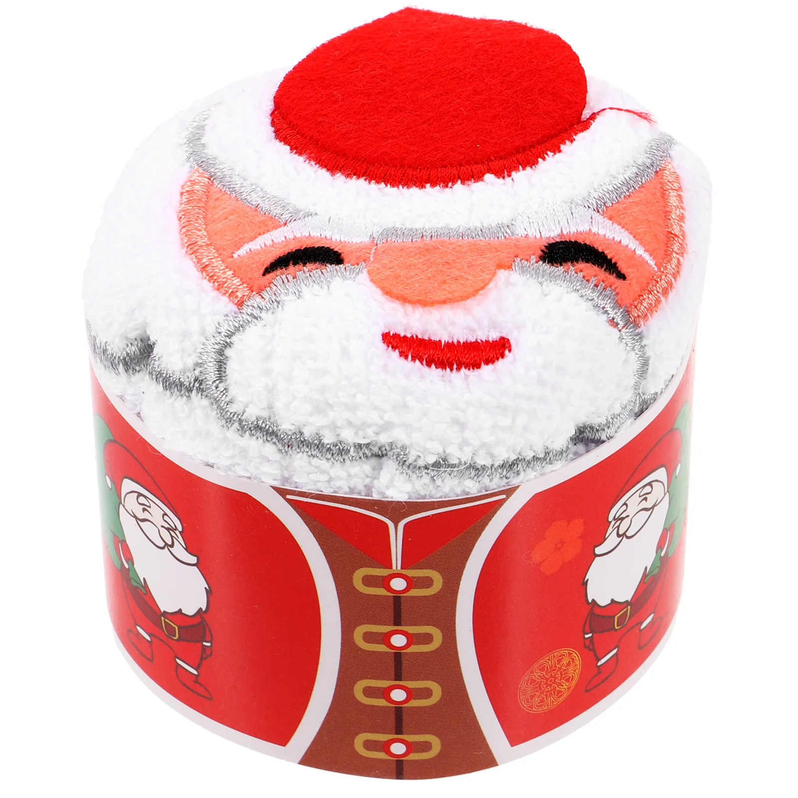 

Cake Towel Christmas Cotton Kids Gifts Party Decorations Fabric Child Hand Towels Bathroom Accessories Holiday Theme