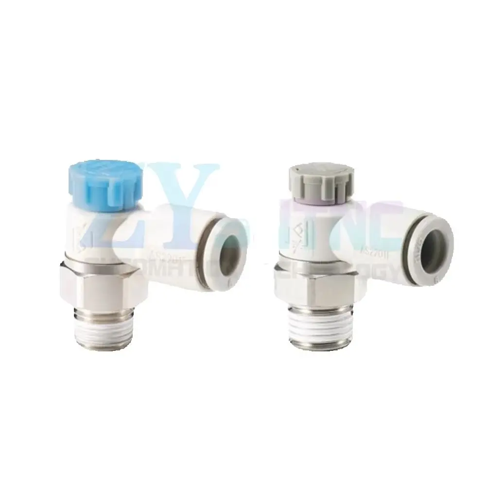 Pneumatic speed control joint new type AS1201F throttle valve M5-04 cylinder AS2201F adjustable 02-06SA speed control 02-08SA