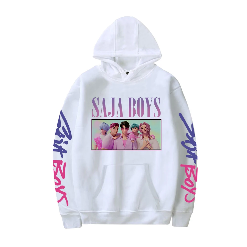 حار Kpop شيطان الصيادين سادة الأولاد طباعة هوديي الخريف الشتاء طويلة الأكمام عارضة البلوز