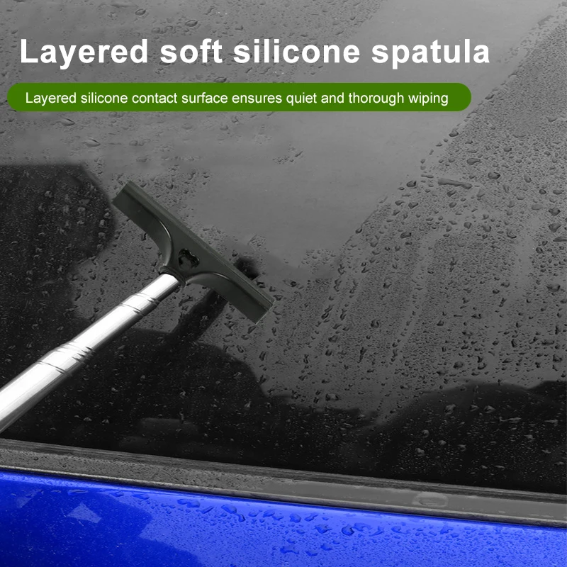 Tergicristallo per specchietto retrovisore per Auto detergente telescopico per tergivetro per specchietto Auto con manico lungo 98cm strumento per la pulizia dell'auto detergente per nebbia di vetro a specchio