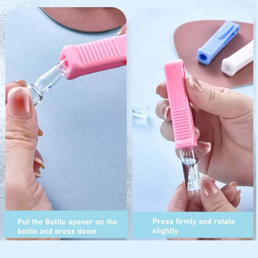 Portable Ampoule Bottle Opener Convenient Handle Medical Glass Bottle Easiest Opener Nurse Multi-Functional Ampule Vial Opener