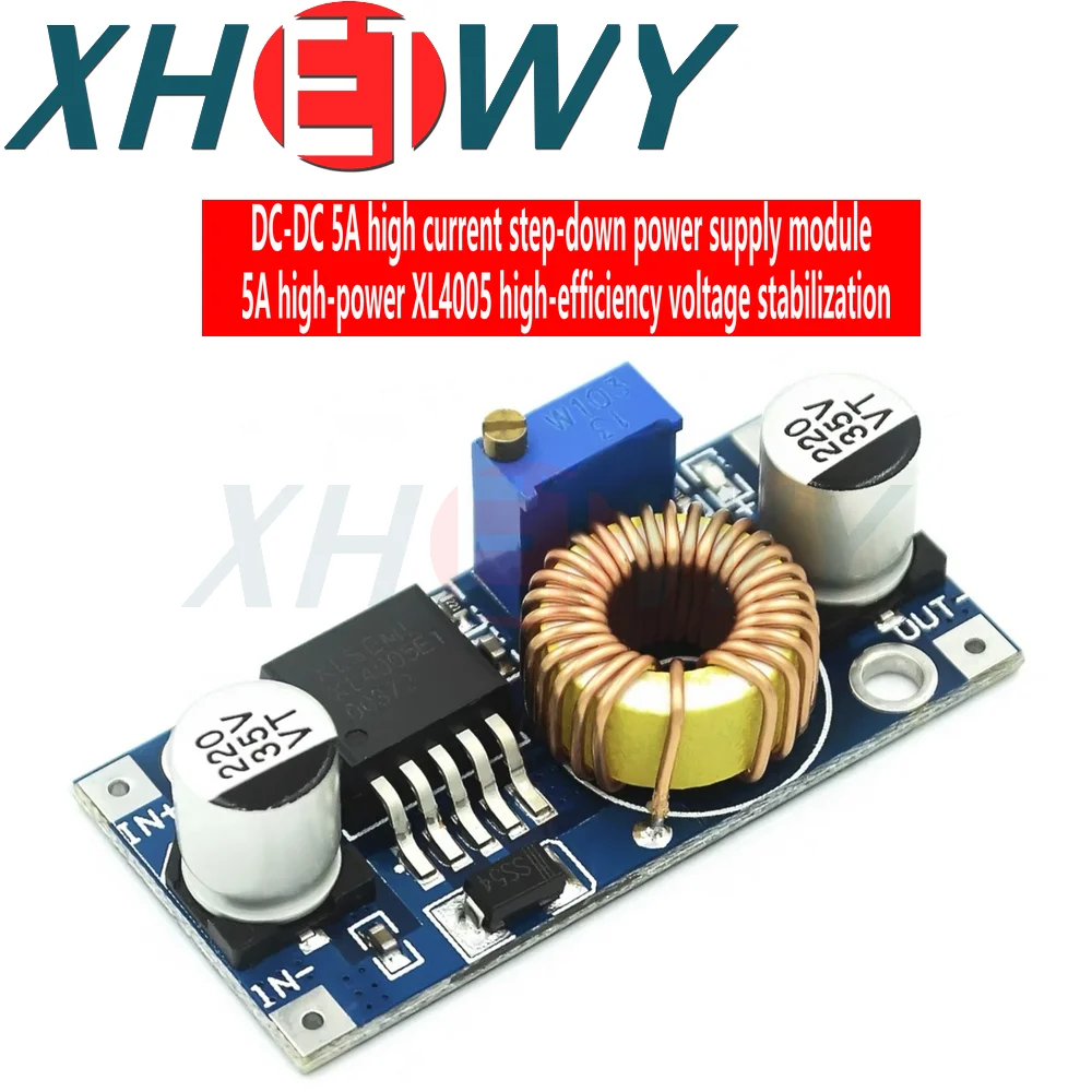 XL4005 XL4015 DSN5000 Beyond LM2596 DC-DC adjustable step-down power Supply module 5A High current High power