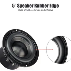 5'' Speaker Surround Repair Subwoofer Foam Edge Woofer Repair Part Replacement Black