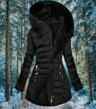 Women's Street Style Loose Padded Coat, European and American Trendy, Versatile Slimming Casual Warm Outerwear 5