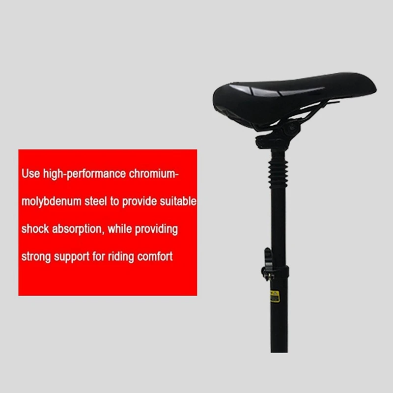 For Xiaomi M365 Electric Scooter Seat Adjustable Saddle Set Shockproof Bike Seat Cushion Can Be Raised And Lowered