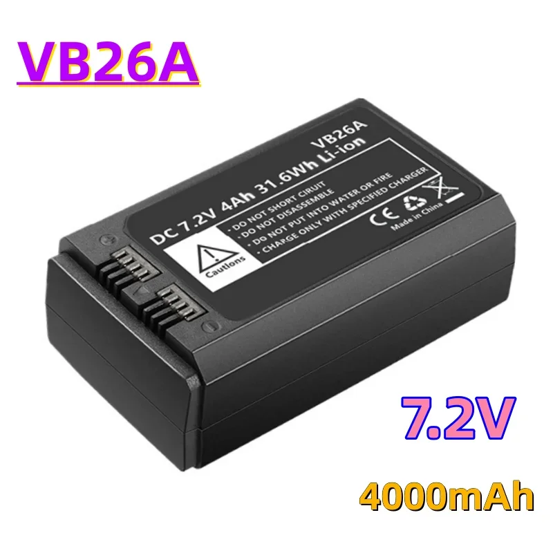 7,2 V/4000mAh 리튬 이온 Polímero VB26A aktus für GodoxV1S V1C V1N V1F V1O VB26A V860IIIRound Kopf flash Speedlite