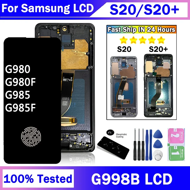 G980F G981F G985F G986F Premium Lcd For Samsung S20+ S20 Plus Display Touch Screen Digitizer Panel Assembly For SamsungS20 LCD