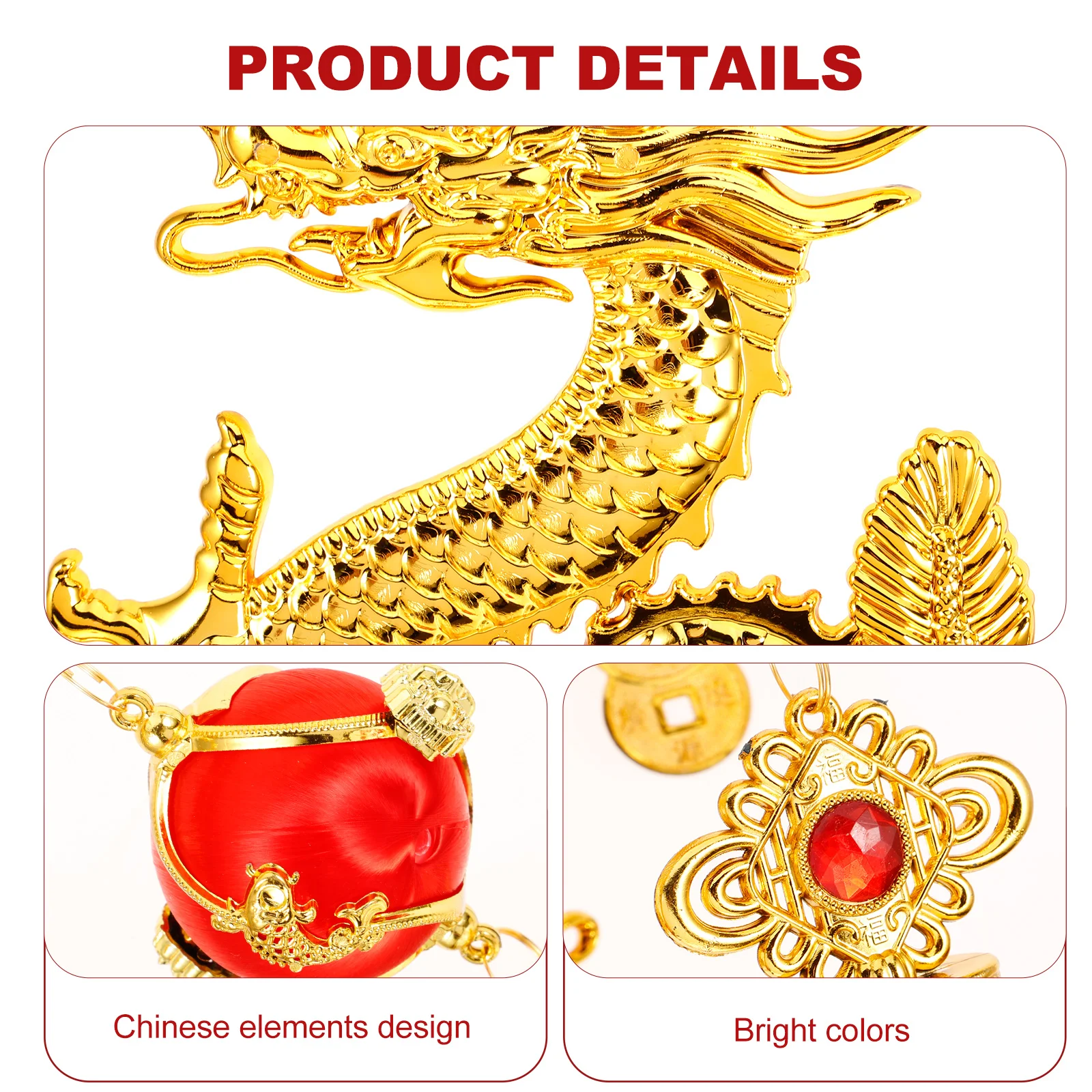 

Decorate New Year Decorations Ornament Plastic Chinese Festival Hanging Ornaments