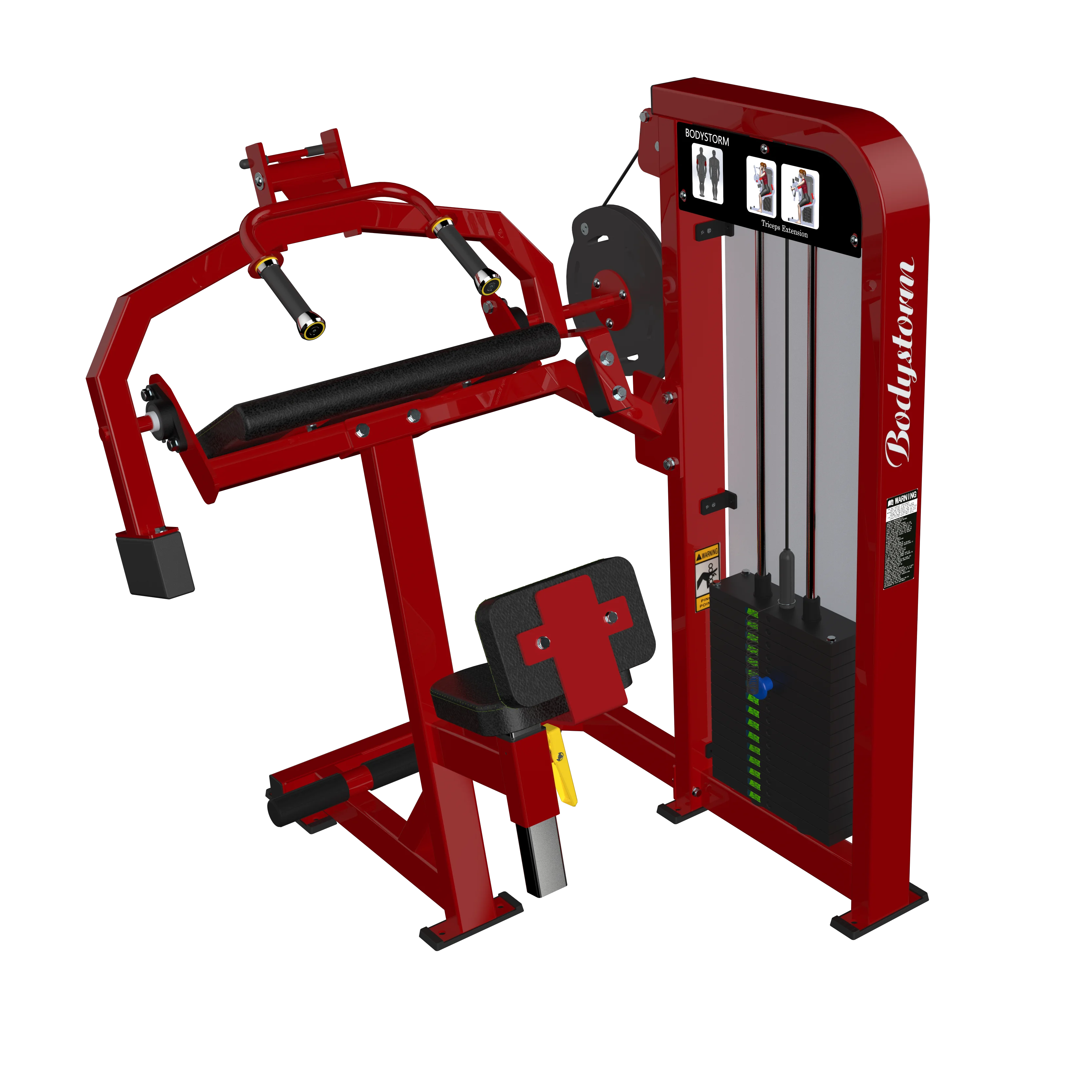 

Commercial Gym Equipment Commercial Gym Fitness Equipment Pin Loaded Strength Seated Triceps Extension Machine