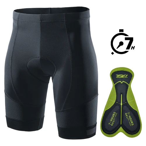 Pantalones cortos de ciclismo con almohadilla de Gel para hombre y mujer, ropa para bicicleta de montaña y carretera, para Enduro, para verano, 7 horas, 2024