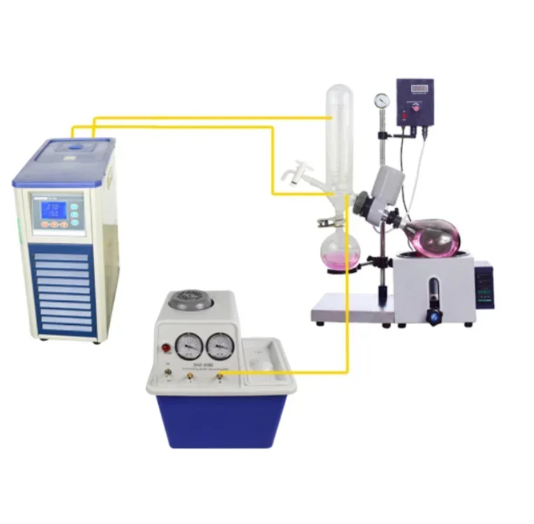 معدات المختبرات 110 فولت 60 لتر / دقيقة مضخة تفريغ المياه المتداولة #2