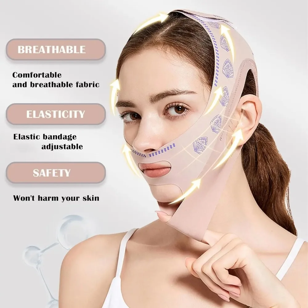 Women Face Slimming Bandage Face Lifting Belt V Line Shaper Cheek Chin Lift UP Strap Prevent Wrinkles Beauty Facial Care Tools