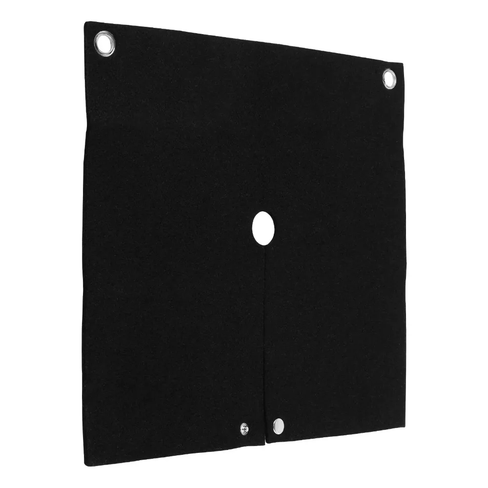 New High Temp Fireproof Blanket Insulation Retardant Black Welding Protective Blanket Carbon Felt Fireproof Mat