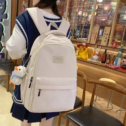 High Quality Waterproof Nylon Women Backpack For Teenage Girl School Bag Korean Style College Student Bag Laptop Backpack