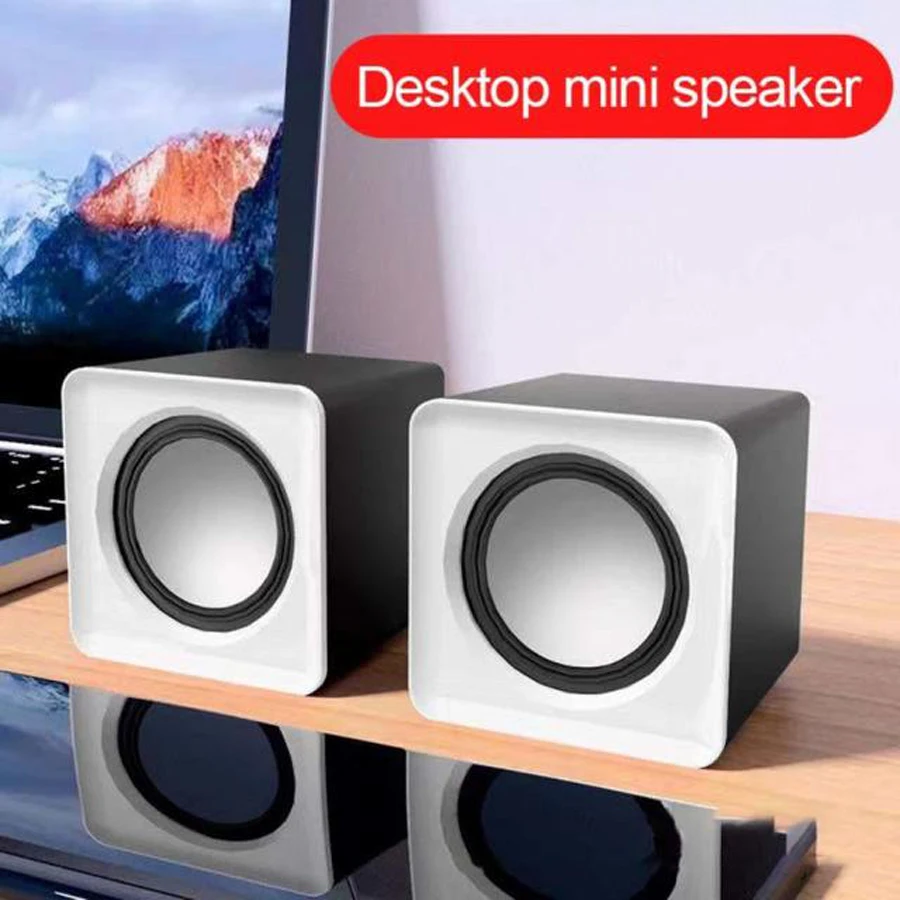 Mini Speaker For Computer PC Laptop Desktop Caixa De Som Sound Box Music Audio System Column Coluna Stereo Set Bocina Acoustics