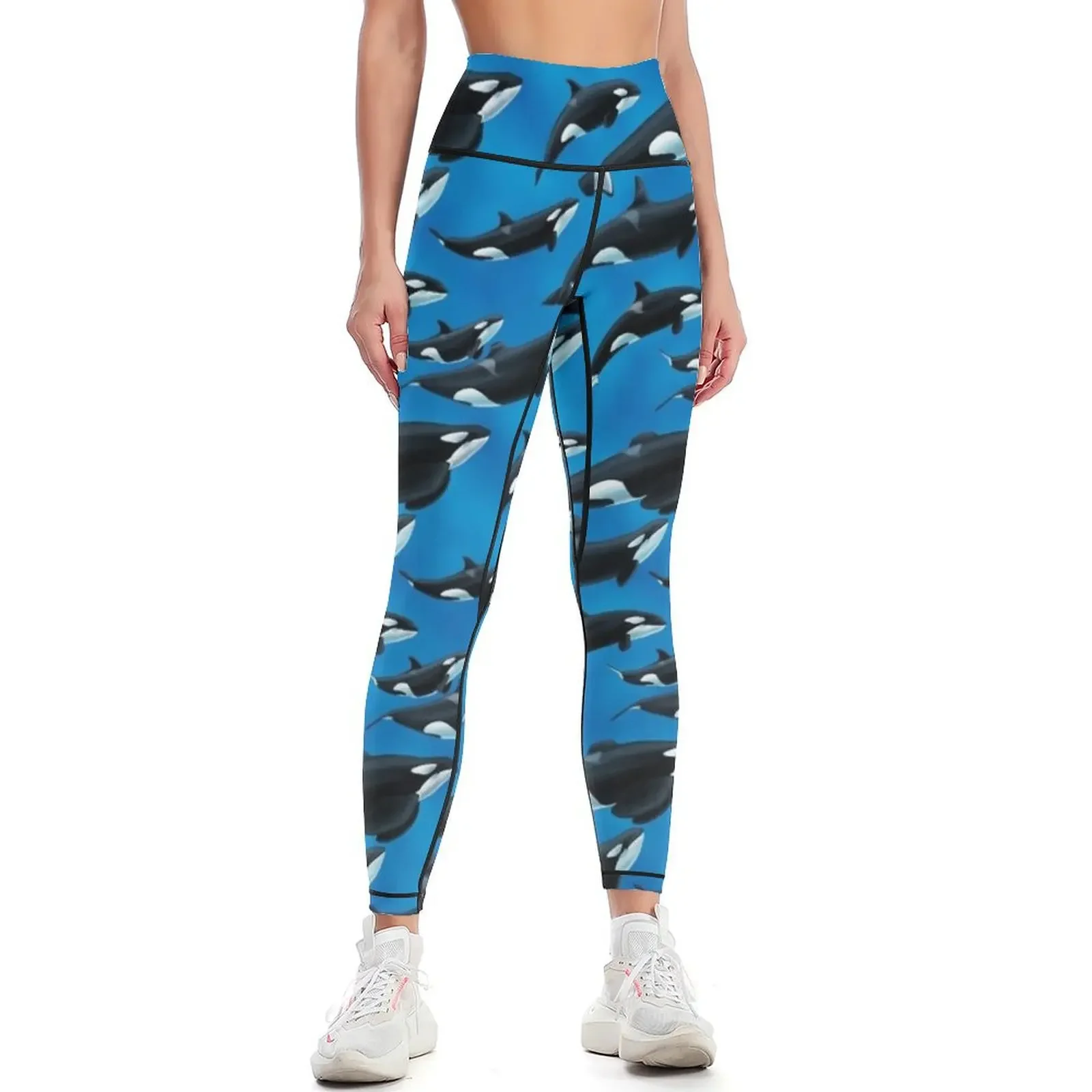 Florida Orcas Pattern Leggings leggins push up woman Women's high waist Womens Leggings