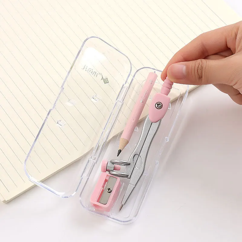 2Sets 1 Pen Clamp Compass Multifunctional Art Exam Changeable Pen Student Clamp Pen Compass mathematics  geometry set