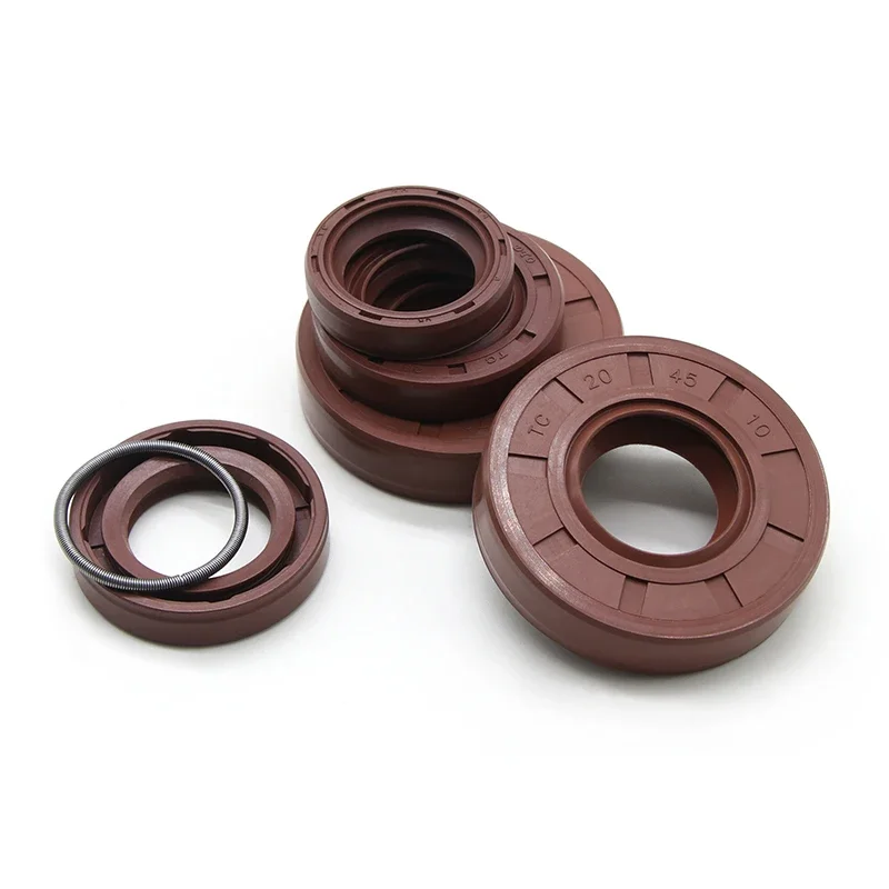 ID 20mm FKM Oil Seal TC-20*27/28/30/32/34/35/38/40/42/45/47/50/52*5/7/8/10 Fluorine Double Lip Oil Seals