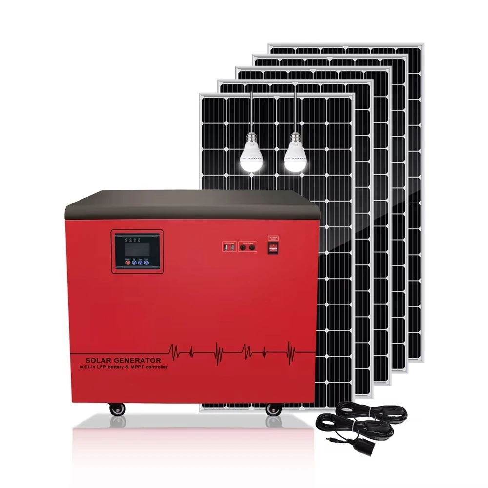 Portable 4KW 51.2V Solar Generator 8192Wh LiFePO4 Battery Integrated Machine Off-Grid System  Controller Offer