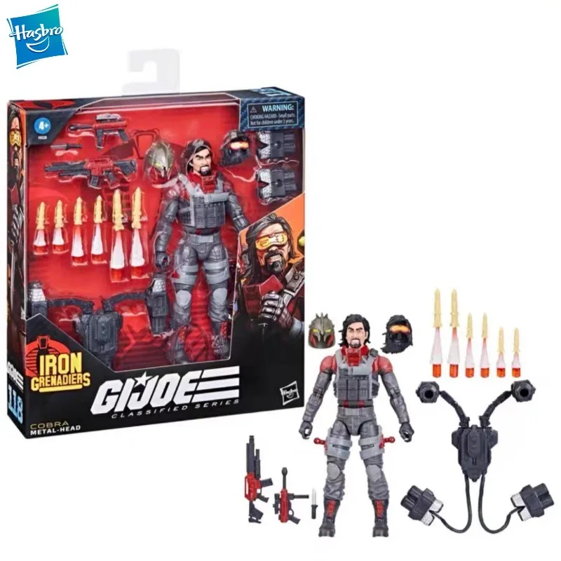 

New Original Hasbro Original G.I. Joe Classified Series Iron Grenadiers Cobra Metal-head Action Figure Toys for Boys Girls
