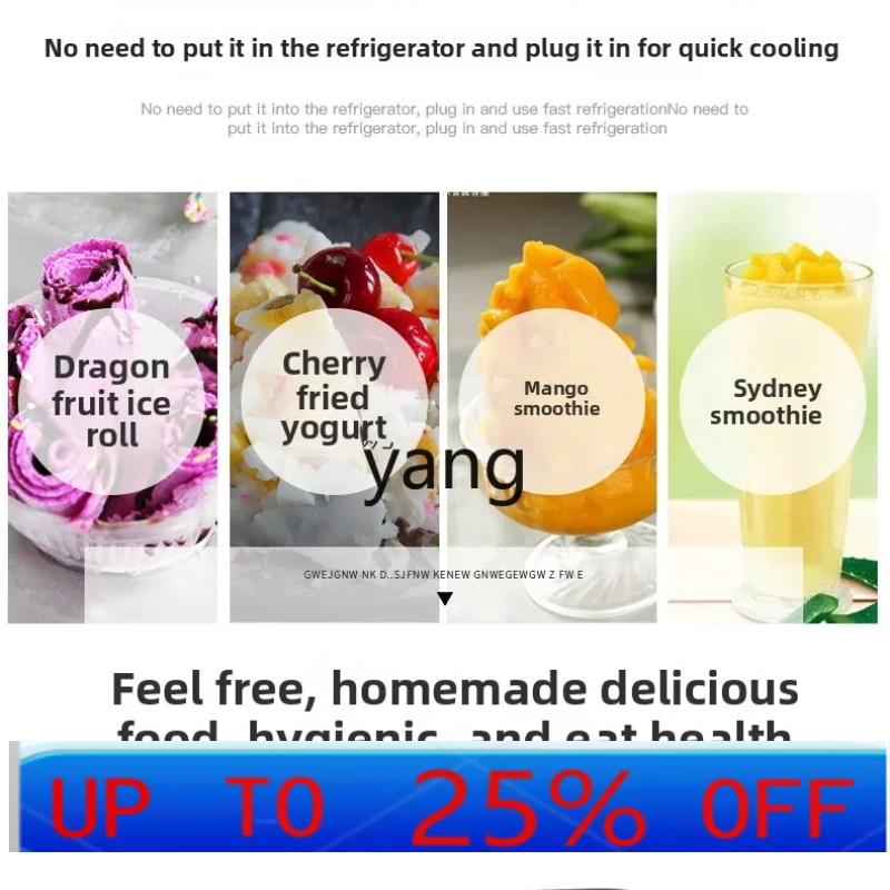 

LTT Commercial Desktop Fried Ice Machine Fried Ice Roller Ice Porridge Machine