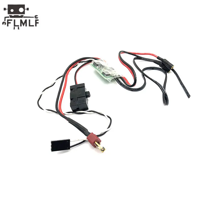 Rc Car 23CC- 45CC Engine ESC Electric Power Line Stop Switch of One Key Electric Start for 1/5 Hpi Rofun Baha Km Rovan Baja Losi