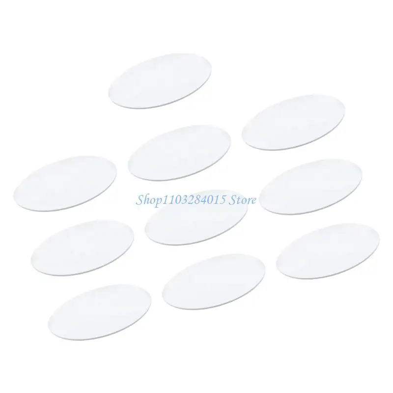 

R6FF 10/30/50Pcs Waterproof NTAG215 Round Card PVC Blank Sticker for Environment