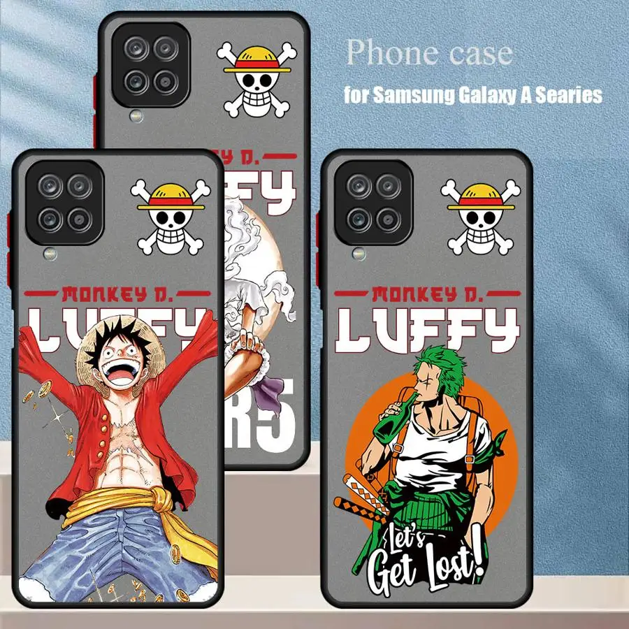 Anime Ones Piece Phone Case for Samsung Galaxy A53 A52 5G A13 A72 A22 A73 A23 A54 A34 A14 A24 A33 A32 Soft Cover