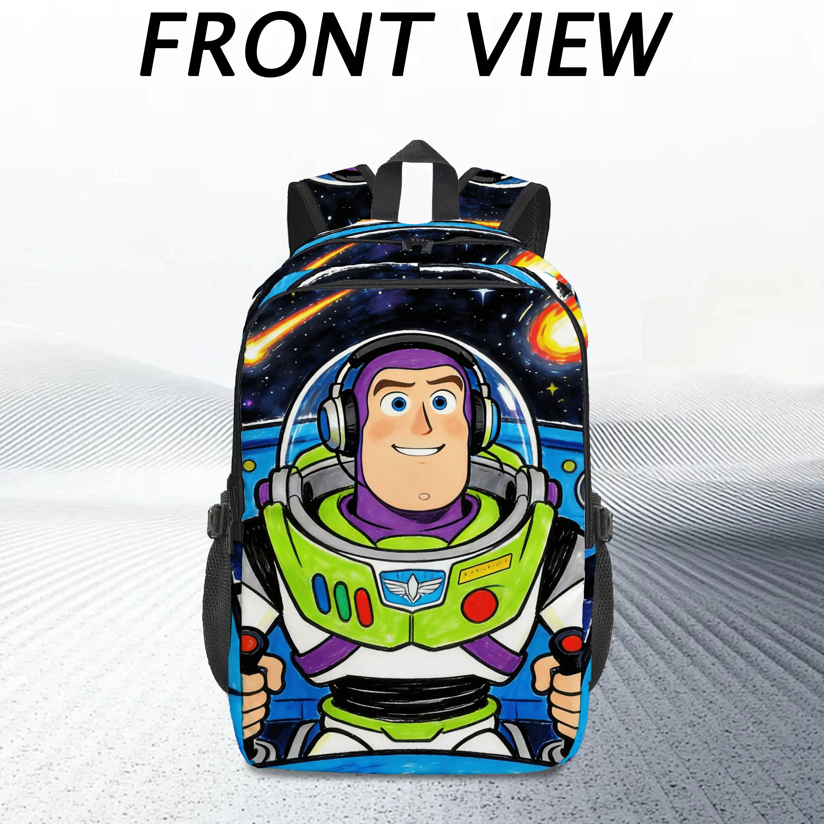 

1pc Disney Toy Story Buzz Lightyear Computer Backpack, Fashionable and Simple, Unisex, Large Capacity, High-Quality Gift