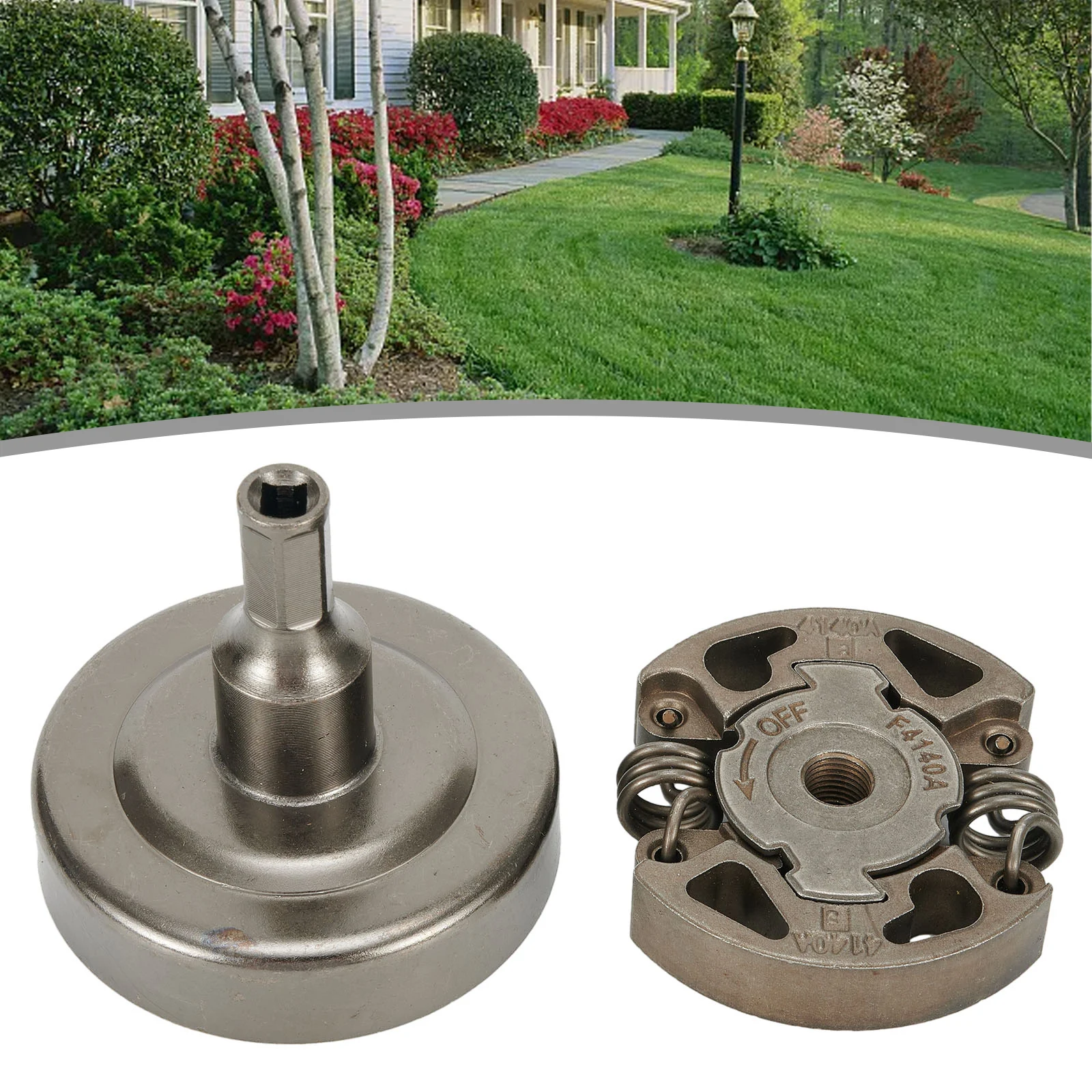 

Clutch Assembly Clutch Drum String Trimmer Brush Cutter Clutch Drum Kit FS38 Landscape Machinery Lawn Mowers Parts