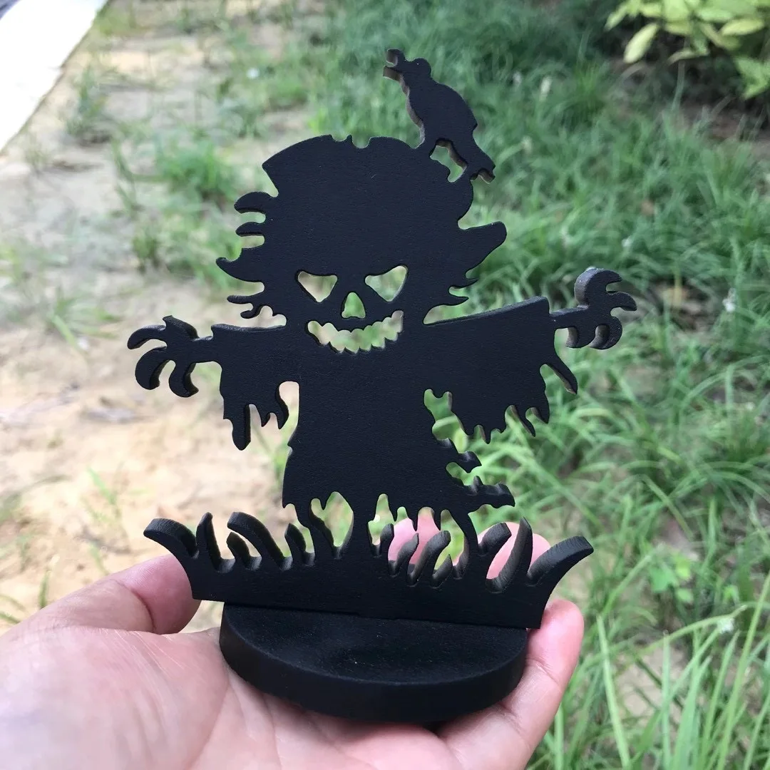 

Natural Black Obsidian Halloween Ghost Carving Mineral Goddess Statue Crystal Figurines Decor Crafts For Gifts 1PCS