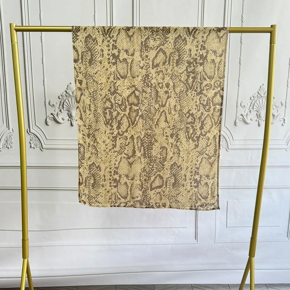 

Fashion Animal Print Hijab Scarf Long Bandana Islamic Turban Modal All-march Wraps Shawl Party