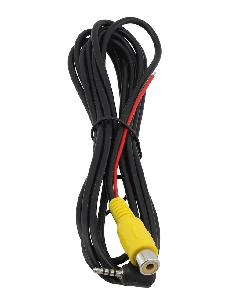 Practical RCA To 2 5mm AV Converter Cable For Easy Use And Installation In Car Rear View Reverse Parking Camera