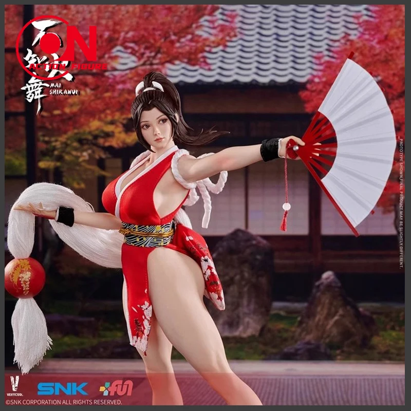 

VERYCOOL 1/6 VCF-2068 Mai Shiranui Silicone Action Figure 12'' Movable Eyes Female Soldier Figure Model Full Set Collectible Toy