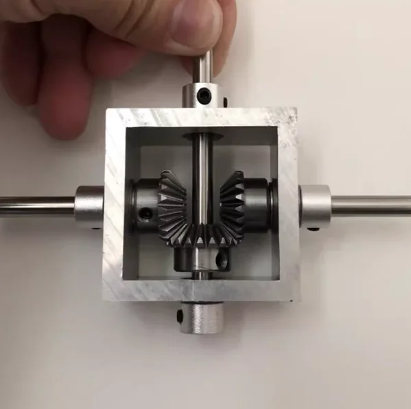 Micro 1:2 Turbine Worm Gear Transmission Right Angle Reverse Box Gearbox 90-Degree Angle Reducer 6MM Shaft Corner Device