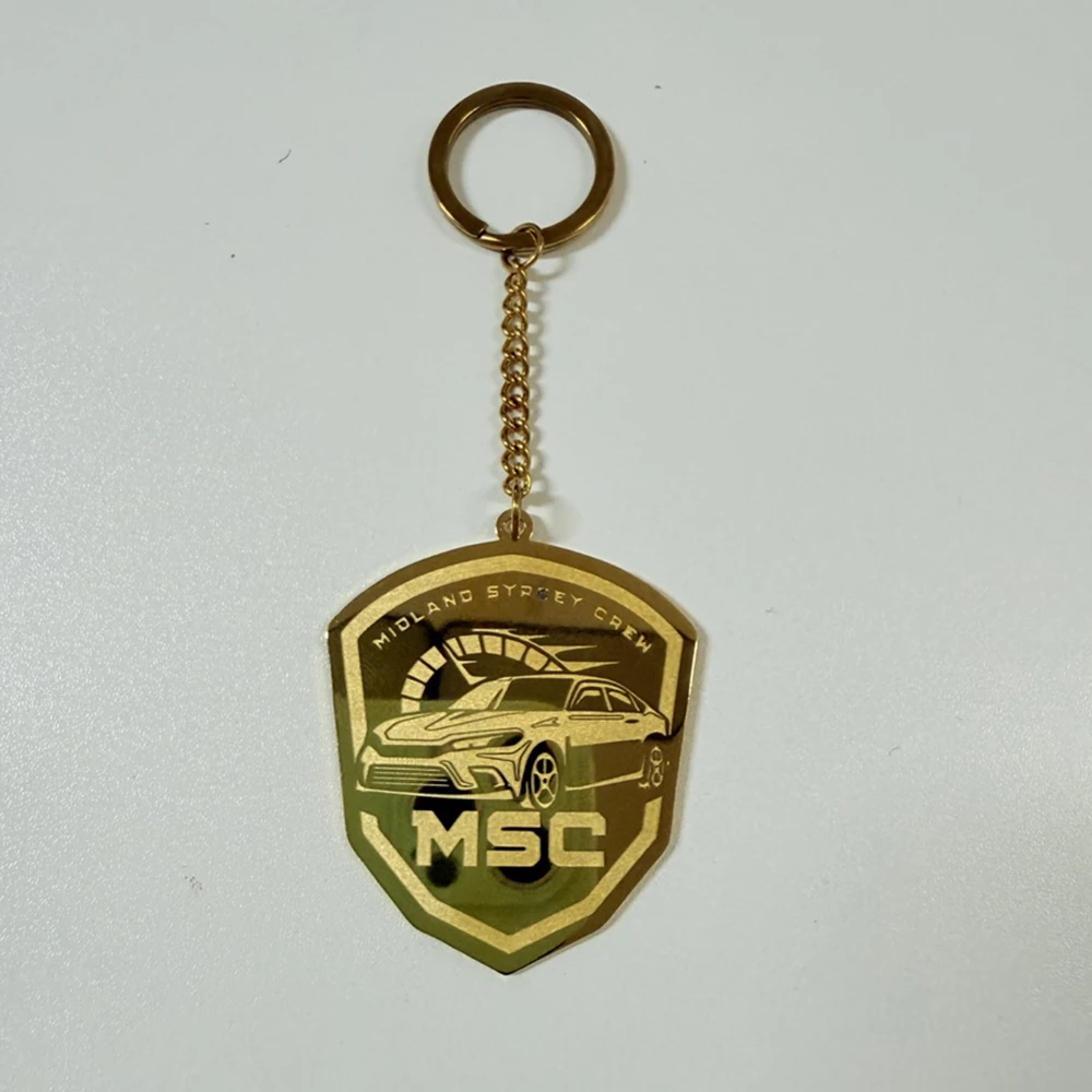 حجم مخصص اختيار نقش شعار المفاتيح الفولاذ المقاوم للصدأ شخصية شعار قلادة سلاسل المفاتيح مجوهرات ديكور المنزل والحيوانات الأليفة #4