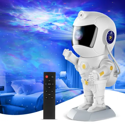 New Astronaut Starry Sky Night Light Aurora Star Future Captain Projector With Remote Timer for Bedroom
