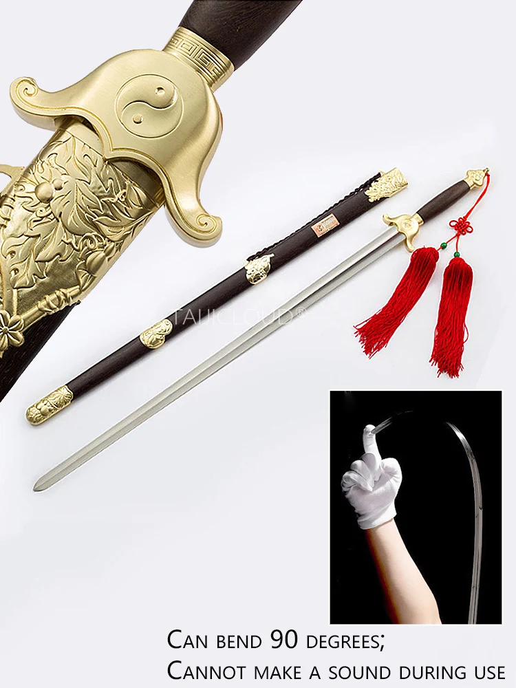 

Tai chi sword, treasure sword made of stainless steel, soft sword for men and women, suitable for martial arts performance