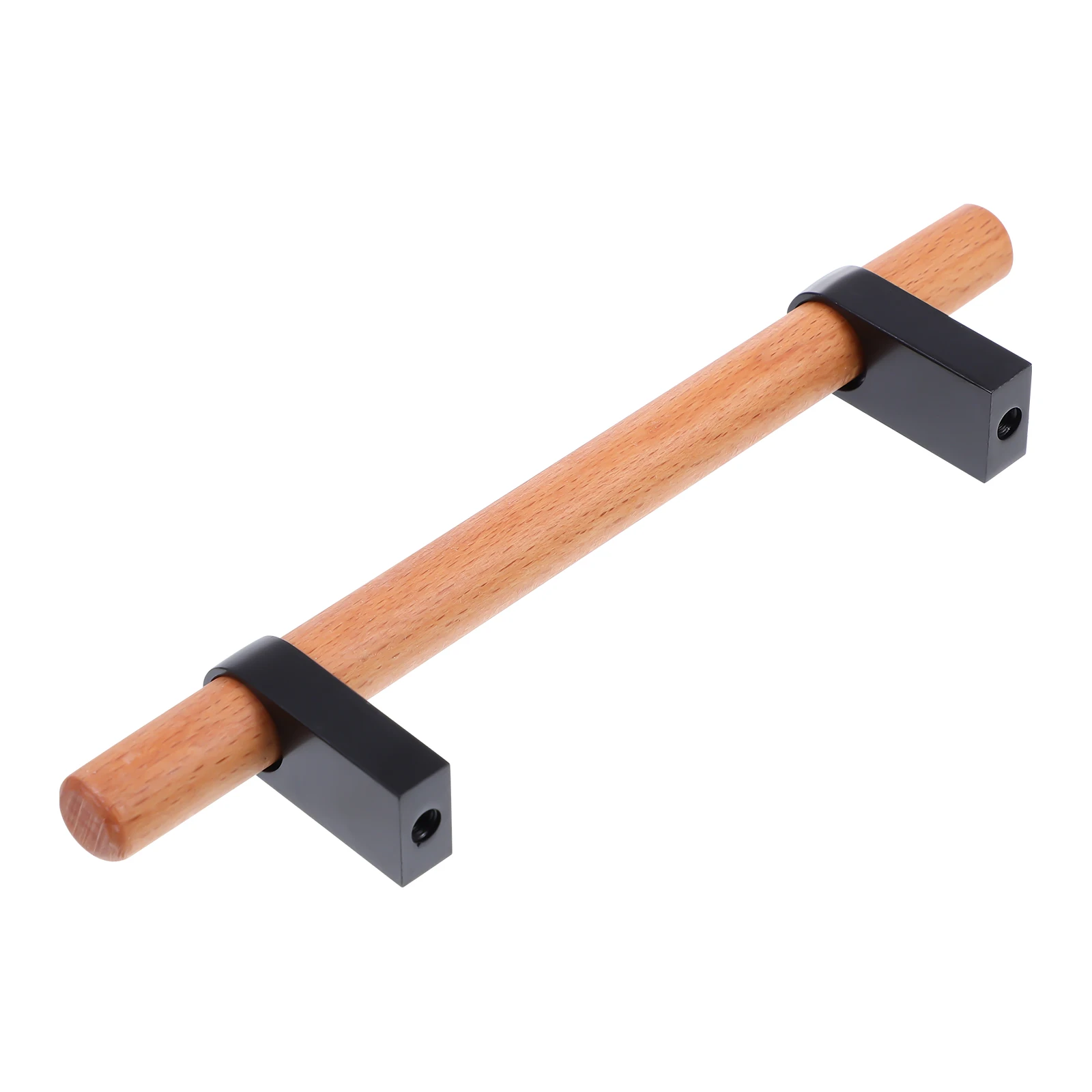 

Wooden Handle Knob Pull Drawer Wardrobe Cabinet Kitchen Door Handles Simple European Style High Hardness Corrosion Resistance