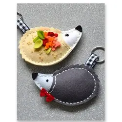 2024 Christmas Plush Die Hedgehog New Metal Cutting Dies For DIY Scrapbook Craft Decoration Template Supplies Greeting Card
