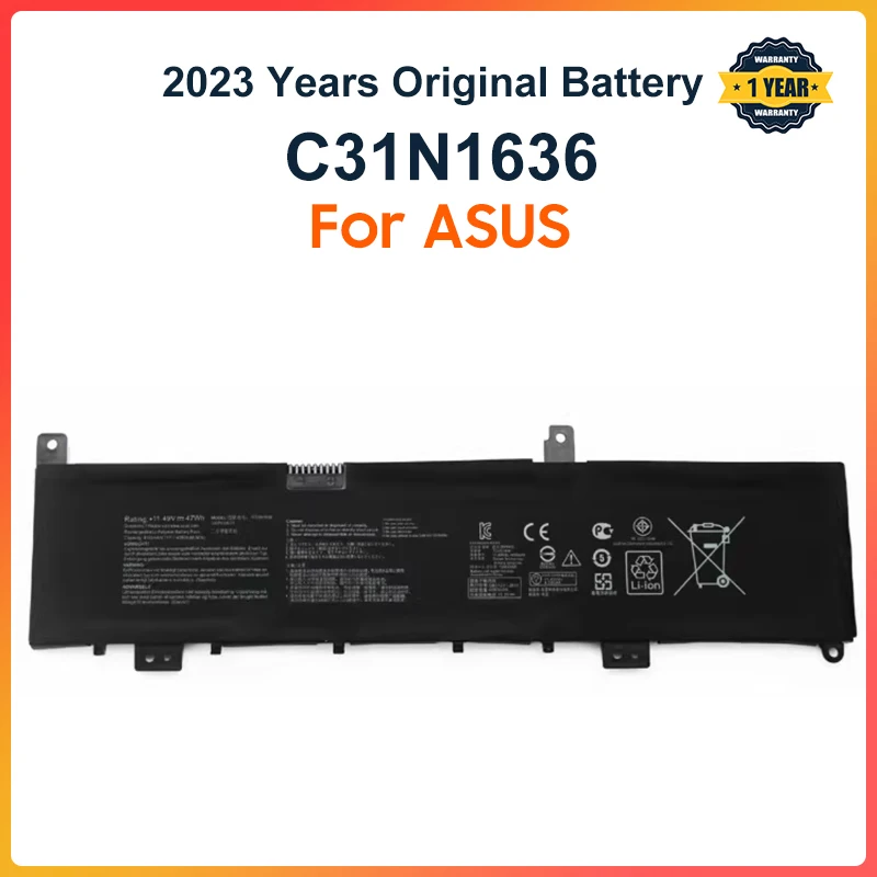 

C31N1636 Laptop Battery For ASUS N580VN N580VD NX580V X580V X580VN NX580VD7300 NX580VD7700 Series Free Tools