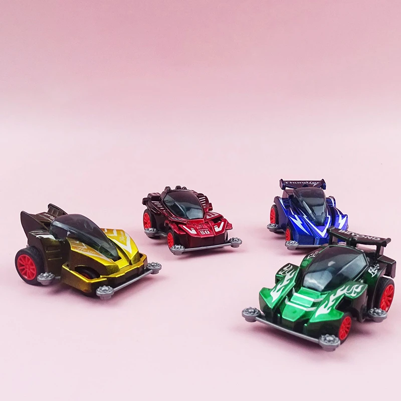 5Pcs Lustige kinder Puzzle Zurückziehen Auto Spielzeug Mini Gradienten 4WD Racing Auto Kindergarten Belohnung Spielzeug Jungen Urlaub geburtstag Geschenk