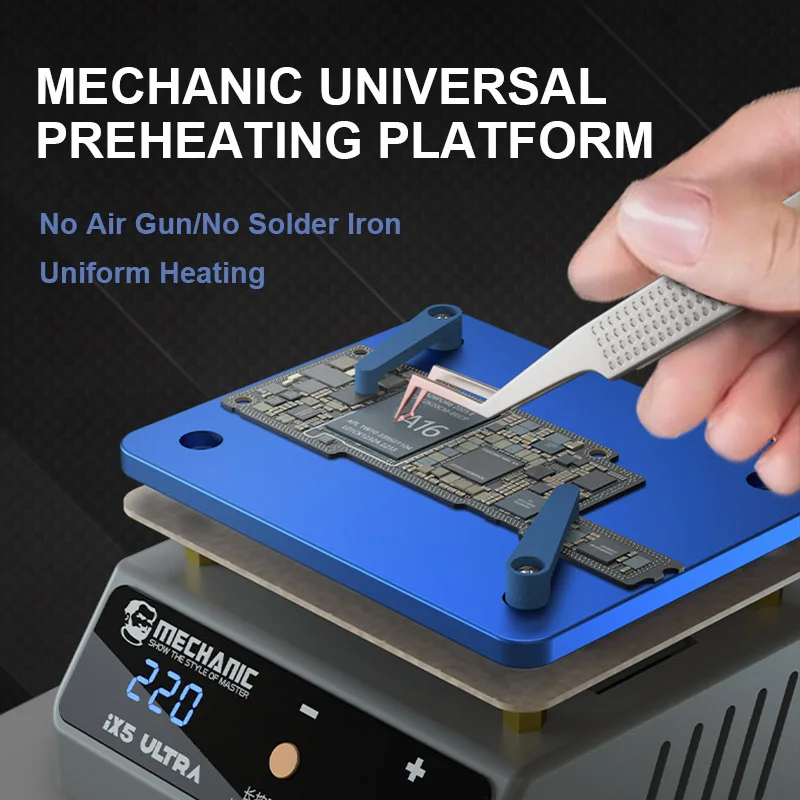 MECHANIC iX5 Ultra Universal Preheating Platform Mobile Phone Motherboard Laminating Degumming Dot Matrix Repair Station