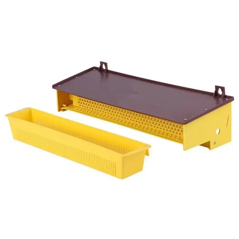 Beekeeping Plastic Pollen Trap Yellow with Removable Ventilated Pollen Tray