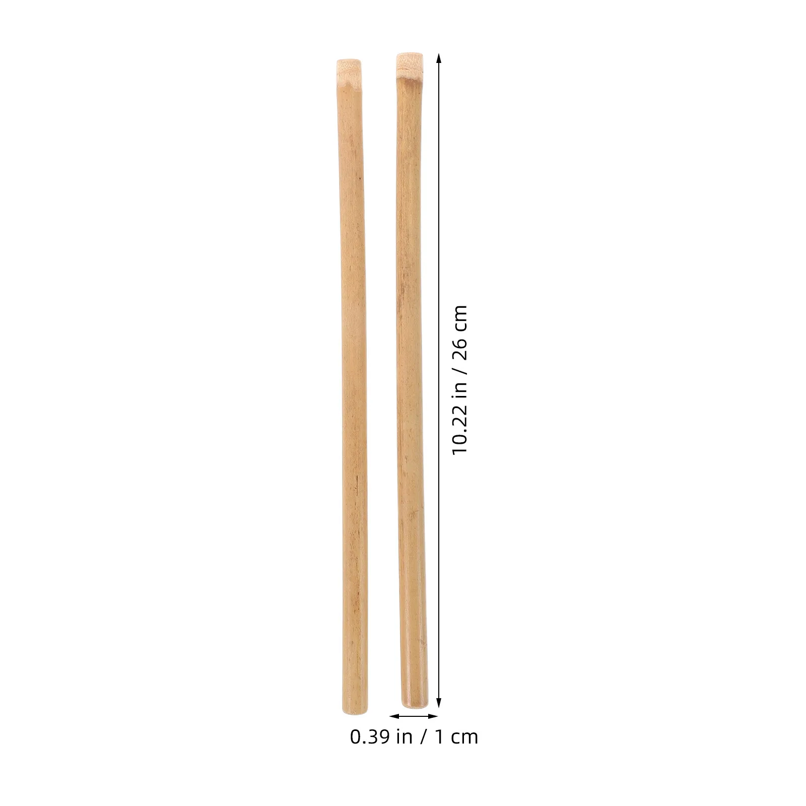 1Pair Professional Bamboo Drumsticks Non-Slip Balanced Weight for Snare Bass Folk Percussion Drumming Versatile Use Adults